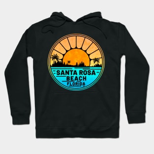 Santa Rosa Beach Florida Palms Panhandle Emerald Coast 30A Hoodie